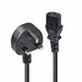 LINDY 1m UK Mains 3 Pin Plug to IEC C13 Power Cable/Kettle Lead