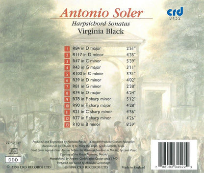 Antonio Soler: Sonatas for Harpsichord
