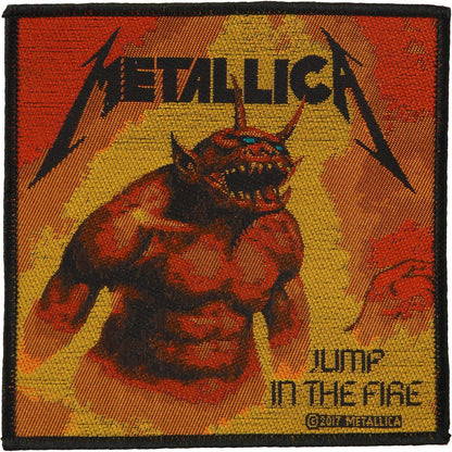 Metallica Jump In The Fire Patch Black