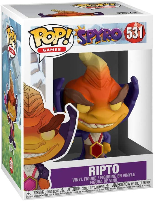 Funko 43347 POP. Vinyl Spyro The Dragon: Ripto Collectible Figure, Multicolour, Regular