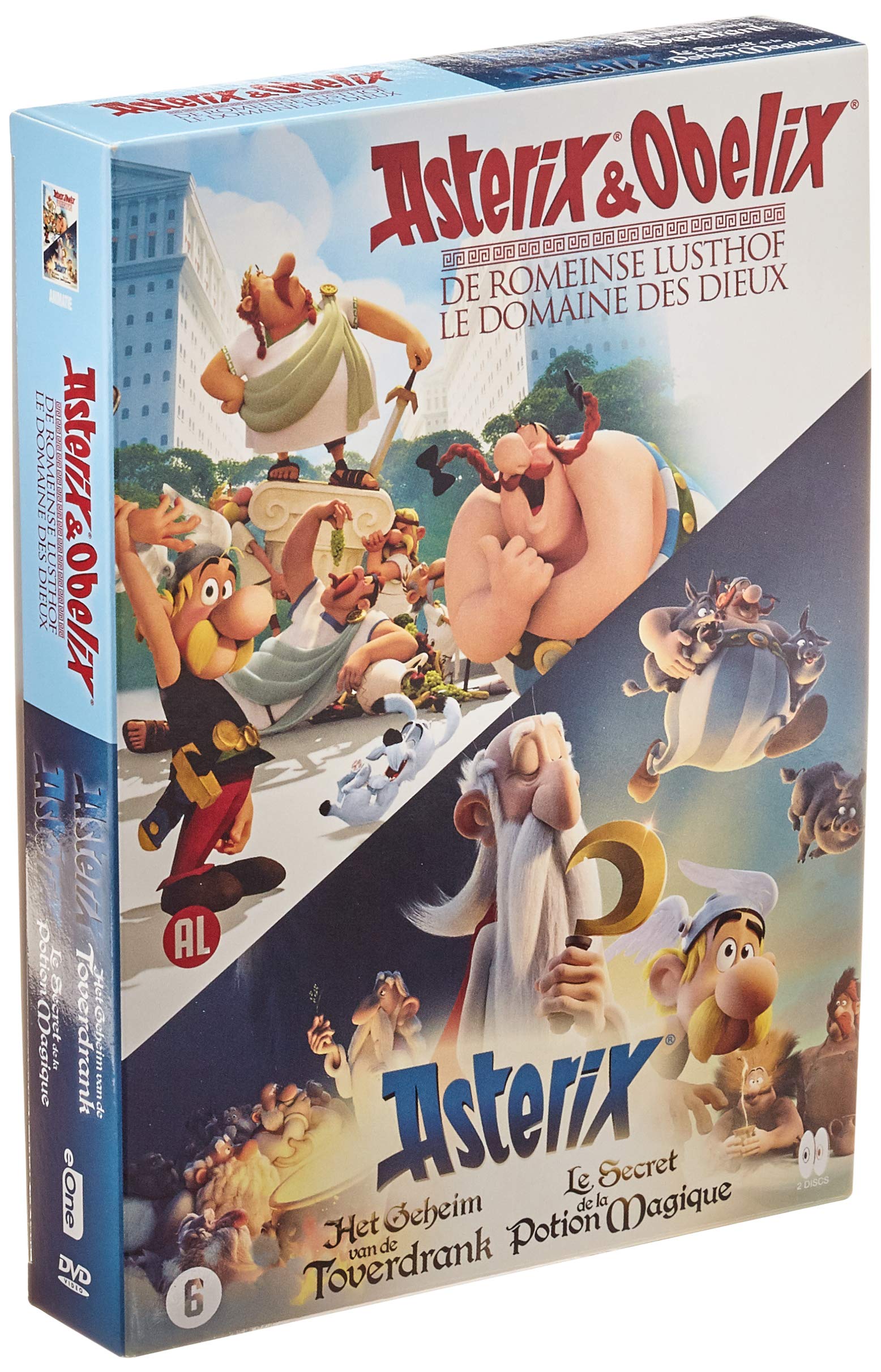 MOVIE - ASTERIX LE DOMAINE DES DIEUX/LE SECRET DE LA POTION MAGIQUE (1 DVD)