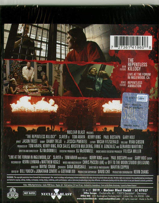 The Repentless Killogy (Blu-ray Amaray in Ocard)