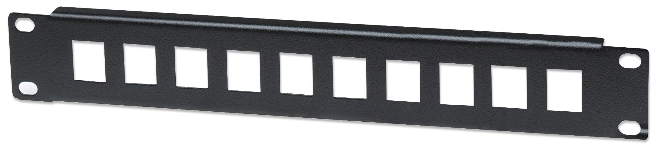 Intellinet Patch Panel, Blank, 10 Inch, 1U, 10-Port