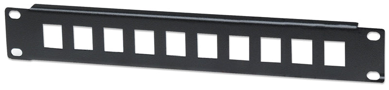 Intellinet Patch Panel, Blank, 10 Inch, 1U, 10-Port