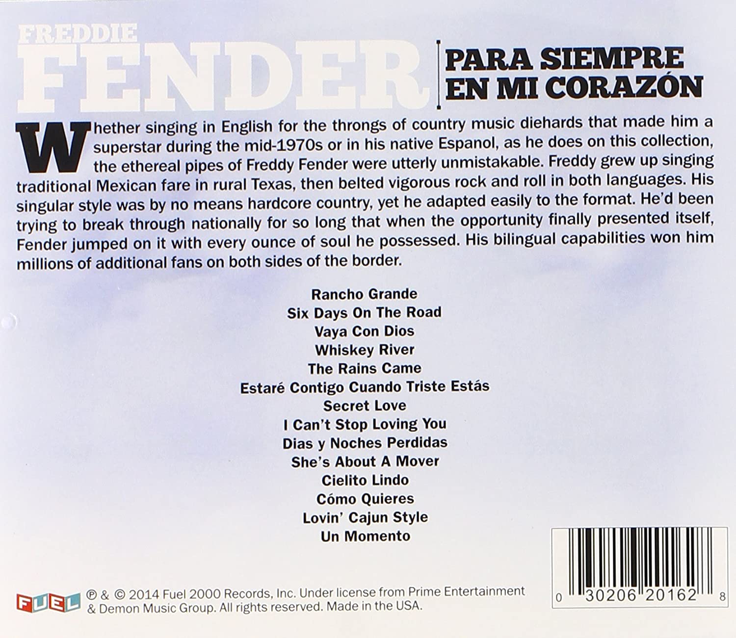Freddie Fender-Para Siempre En Mi Corazon
