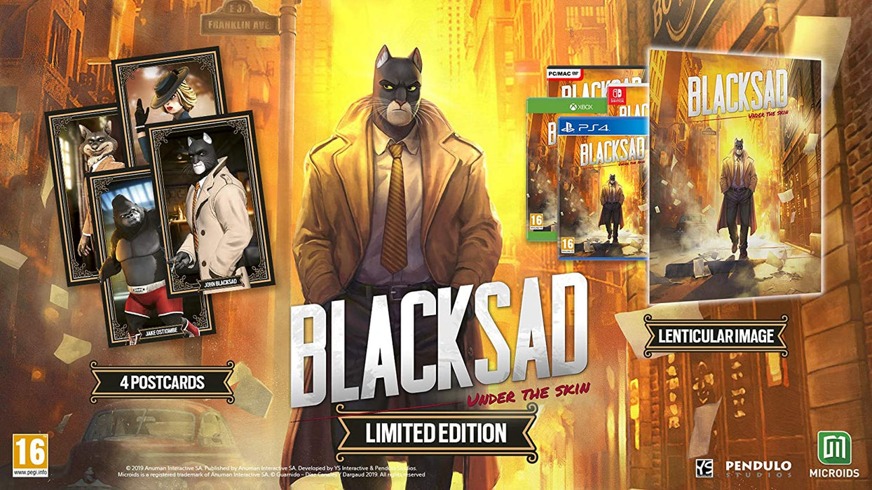Blacksad: Under the Skin - Limited Edition Xbox Blacksad: Under The Skin (XB1)
