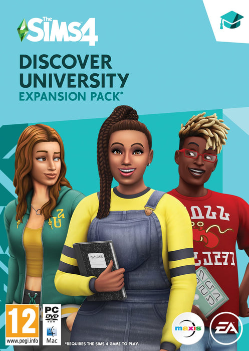 The Sims 4 Discover University (EP8) | Expansion Pack | PC/Mac | VideoGame | Code In A box | English Windows/MAC Discover University