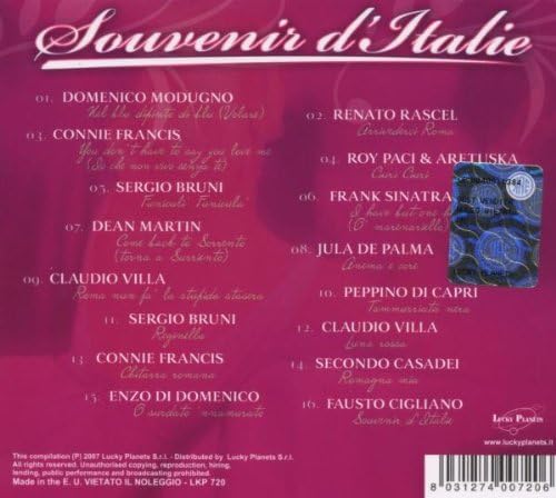 Souvenir D'italie / Various