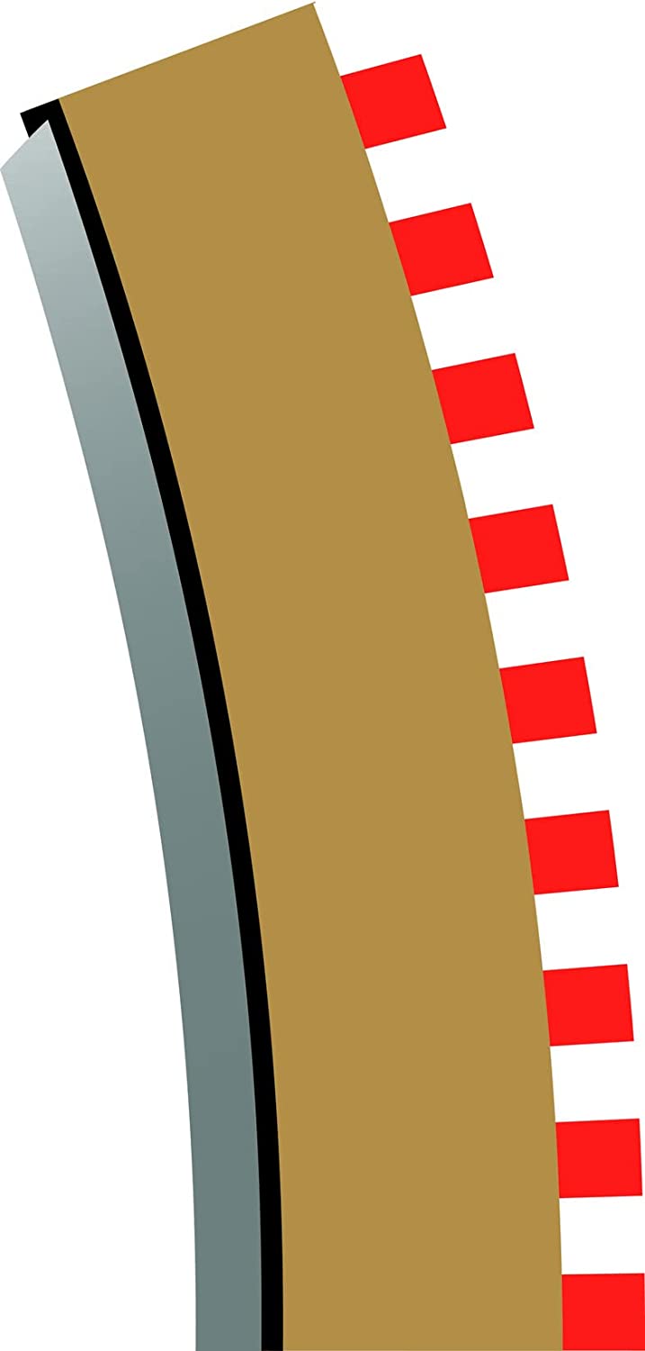 Scalextric Radius 4 Curve Inner Borders 22.5° x 4