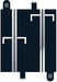 Scalextric Starter Grid 175mm x 2