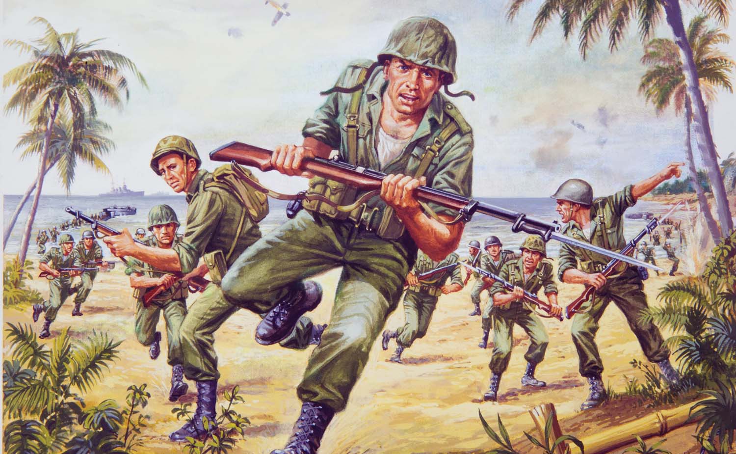 Airfix WWII US Marines Model
