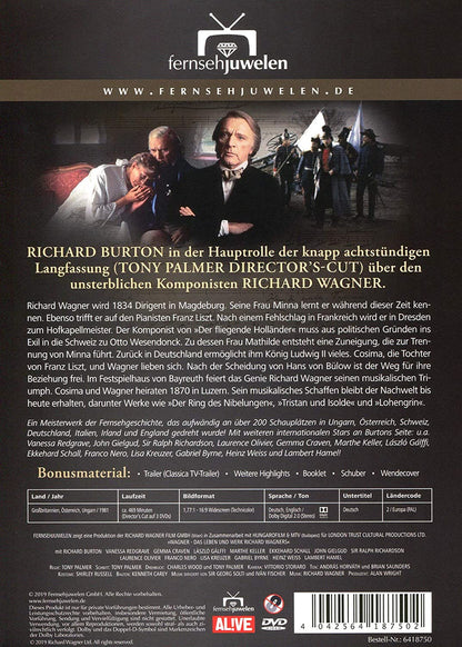 Wagner - Das Leben und Werk Richard Wagners (Die komplette Miniserie) (3 DVDs) (Fernsehjuwelen