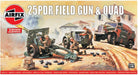 Airfix-25pdr Feldgeschütz mit Morris Com. C8 Fat Ejército Model, Multicolor, 1: 76 Scale (Hornby Hobbies LTD A01305V)