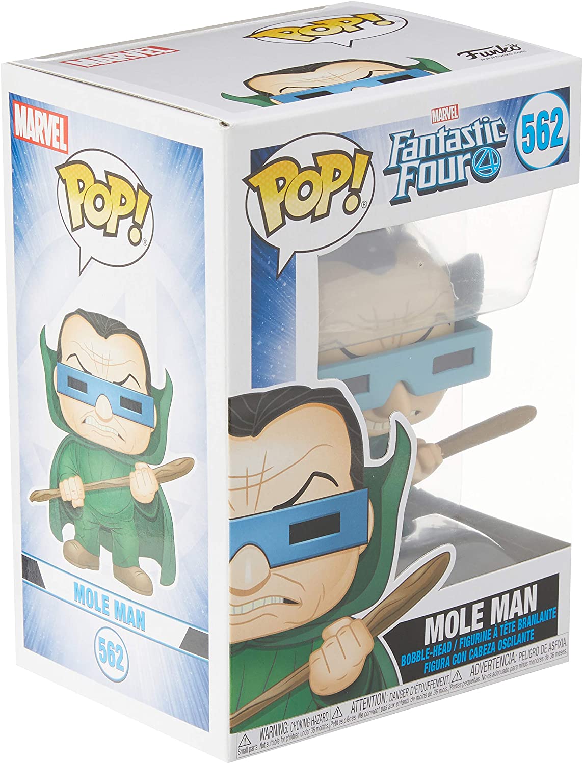 Funko POP! Marvel: Fantastic Four - Mole Man - Collectable Vinyl Figure - Gift Idea - Official Merchandise - Toys for Kids & Adults - Comic Books Fans - Model Figure for Collectors and Display