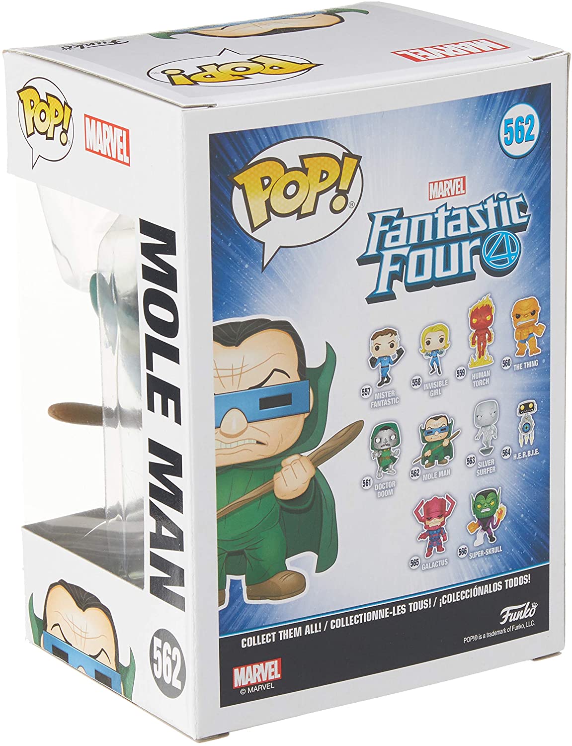 Funko POP! Marvel: Fantastic Four - Mole Man - Collectable Vinyl Figure - Gift Idea - Official Merchandise - Toys for Kids & Adults - Comic Books Fans - Model Figure for Collectors and Display