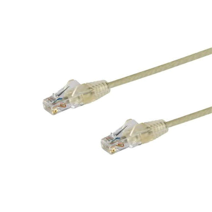 StarTech.com 1.5 m CAT6 Cable - Slim CAT6 Patch Cord - Grey - Snagless RJ45 Connectors - Gigabit Ethernet Cable - 28 AWG (N6PAT150CMGRS