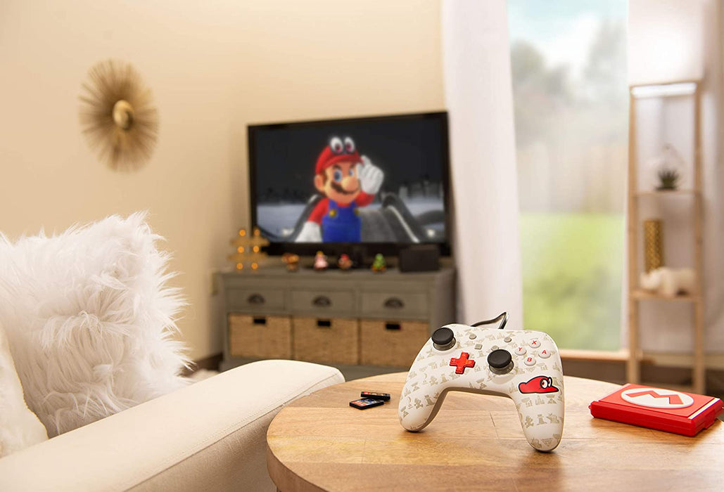 PowerA Wired Controller for Nintendo Switch - Mario Odyssey, Cappy Edition Mario Odyssey: Cappy Edition