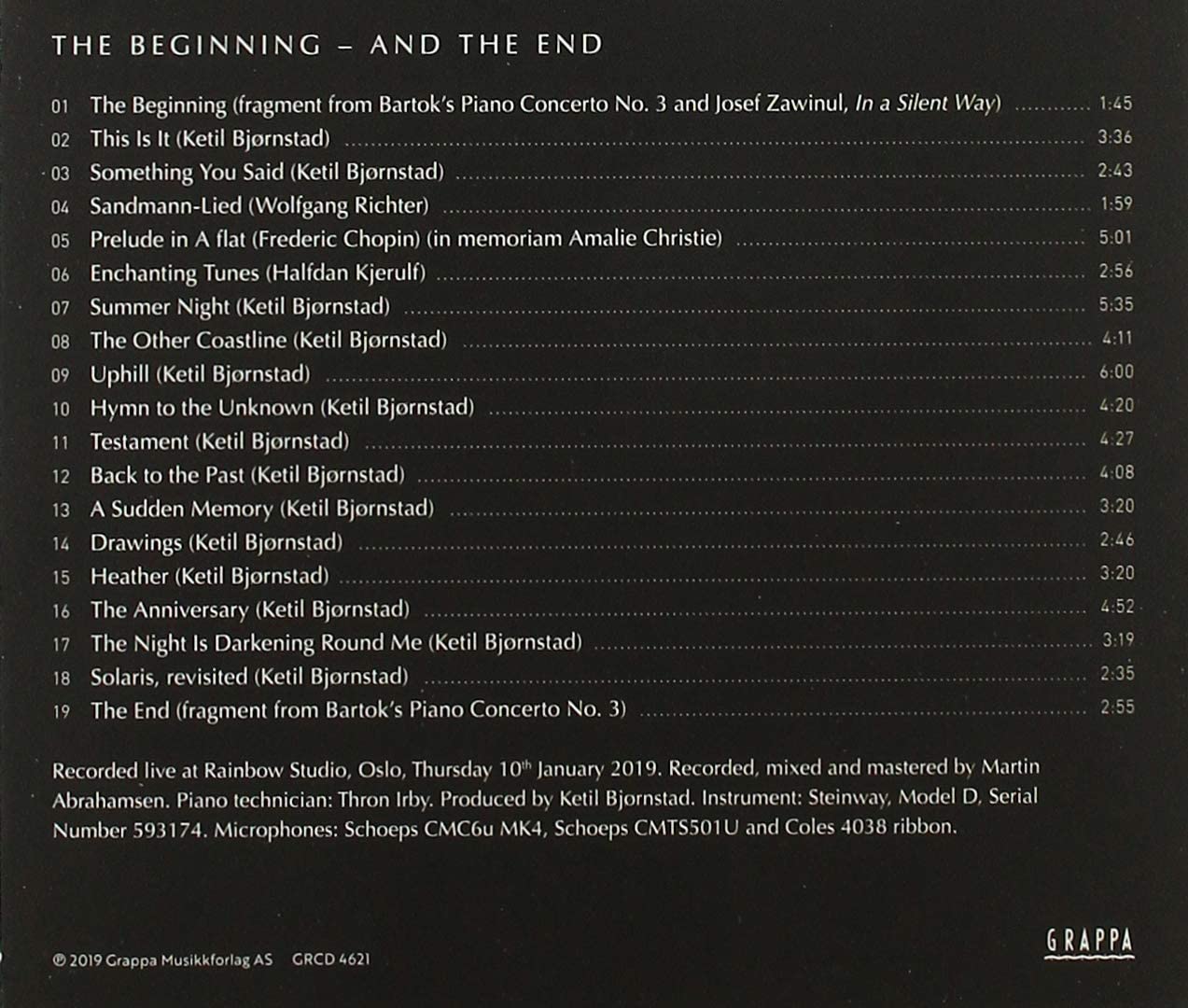 The Beginning-and the End
