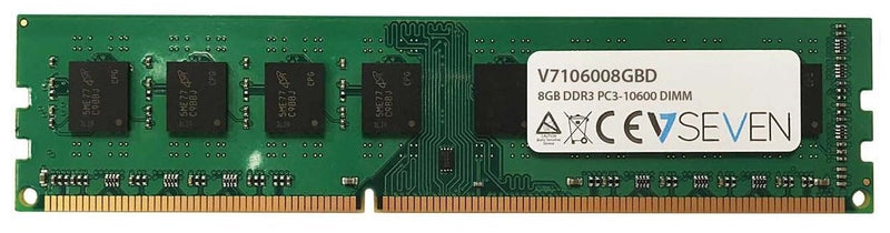 V7 V7106008GBD V7 8GB DDR3 PC3-10600 - 1333mhz DIMM 1.5V Desktop Memory Module - V7106008GBD Desktop DDR3 8 GB 1333 MHz