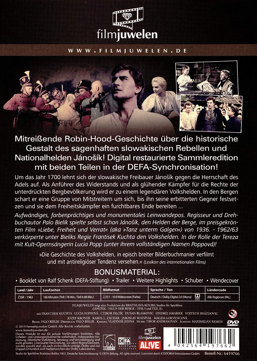 Janosik, Held der Berge - Der Original Kino-Zweiteiler (DEFA Filmjuwelen)