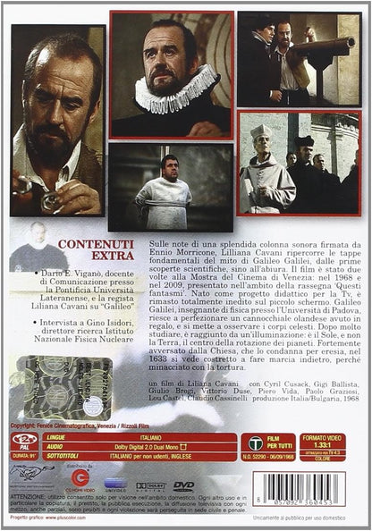 Galileo (1968) - Region 2 PAL, Italian audio with English subtitles