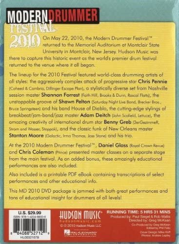Modern Drummer Festival 2010 2Dvd Set