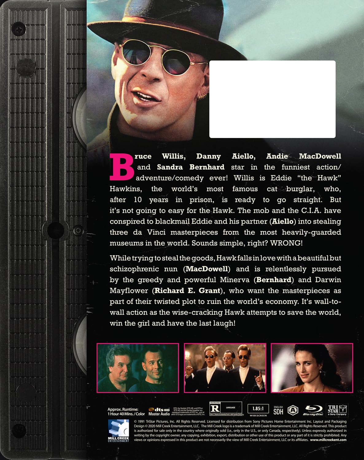 Hudson Hawk - Retro VHS Style