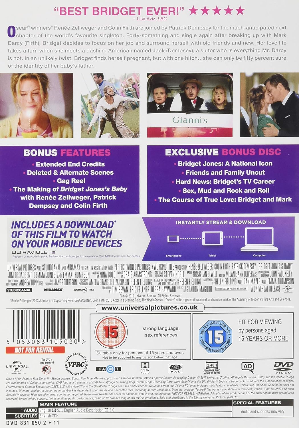 Bridget Jones's Baby - Bridget Jones's Baby (1 DVD