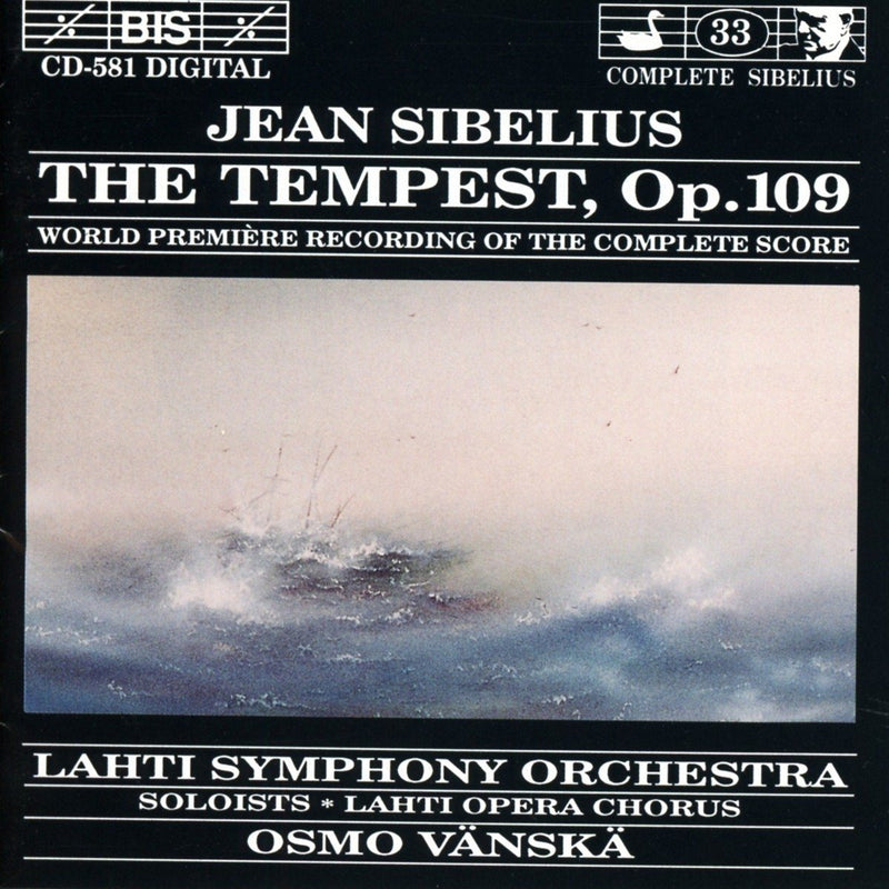 Tempest, the Op. 109 (Vanska, Lahti So, Lahti Opera Chorus)