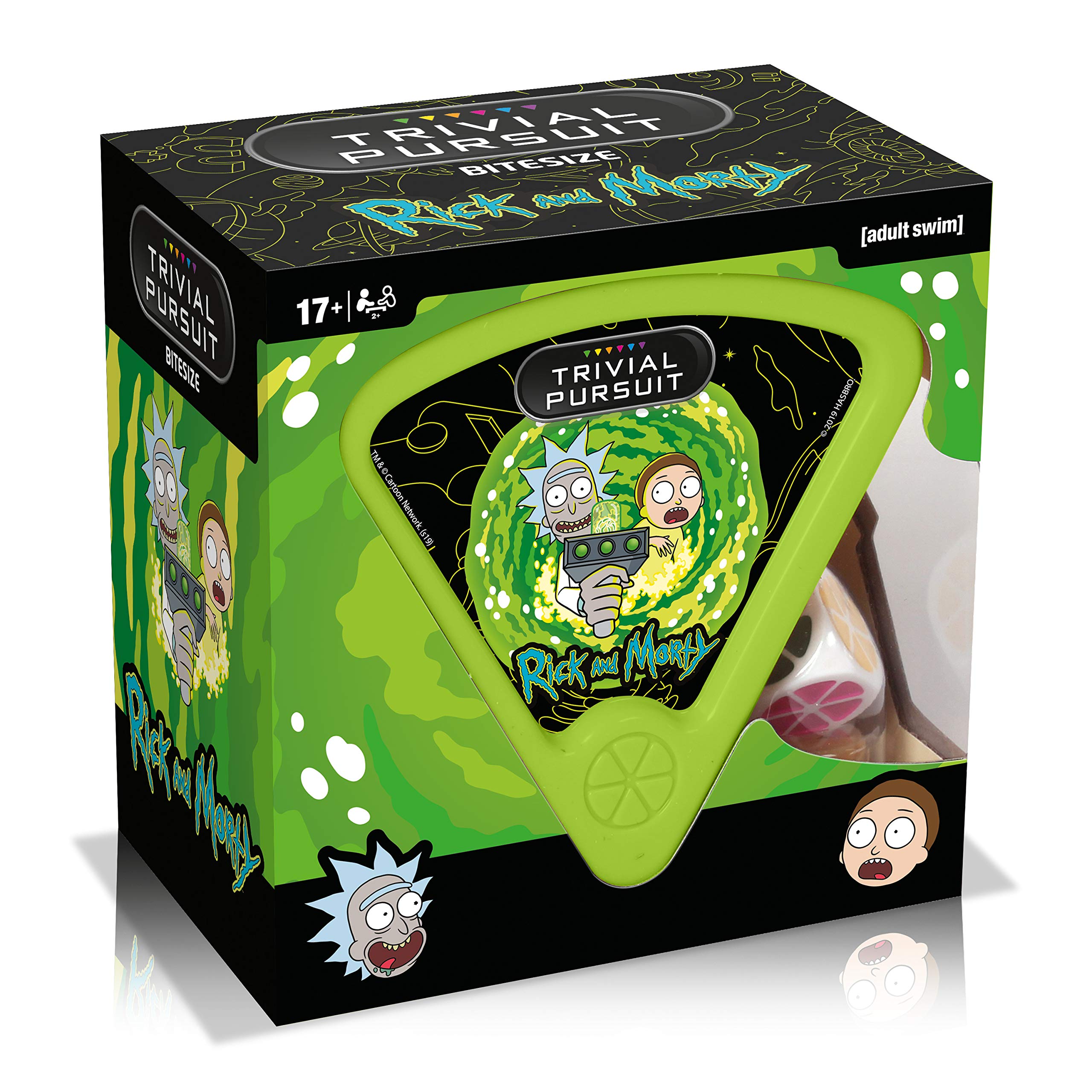 Winning Moves Rick and Morty Trivial Pursuit Game, 600 questions on the comical series, how well do you know Beth, Mr Meeseeks and categories including Frienemies and Wubba Lubba Dub-Dub, ages 17 plus