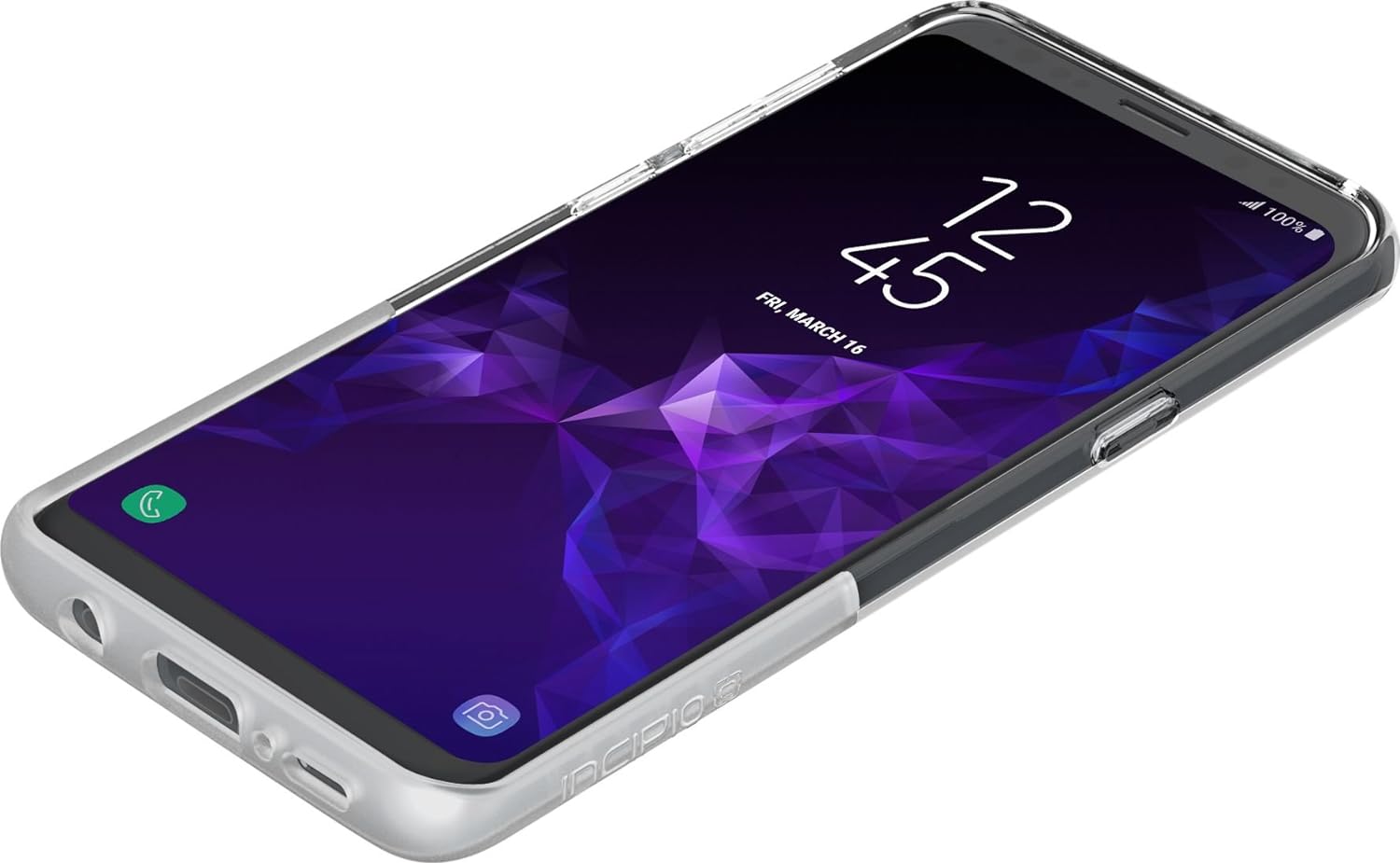 Incipio NGP Samsung Galaxy S9+ Case with Translucent, Shock-Absorbing Polymer Material for Samsung Galaxy S9 Plus (2018) - Clear