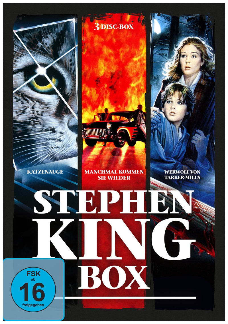 Stephen King Box. 3 DVDs.