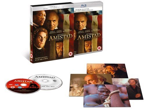 Amistad Slipcased Edition Blu Ray / DVD / Art Cards / Digital Download / Region Free Blu Ray