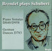 Schubert: Piano Sonatas D598 & D840 ; German Dances D783.