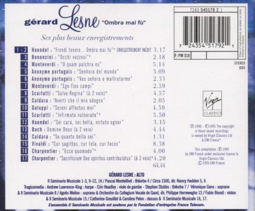 Gérard Lesne - Ombra mai fu