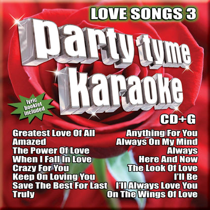 Party Tyme Love Songs 3 16-song G