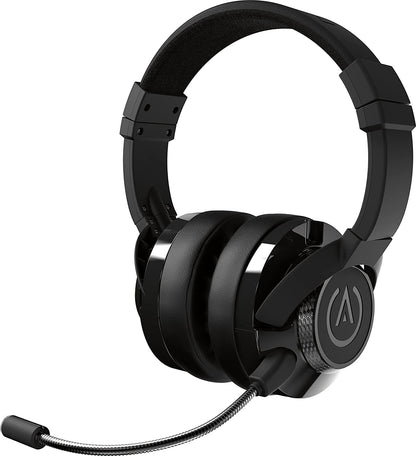 PowerA FUSION Wired Gaming Headset with Mic - Headphones with On-Ear Controls for PC, Xbox, PS4, and Mobile Devices - Black Black Headset