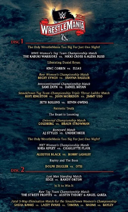 WWE: WrestleMania 36