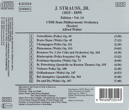 J. Strauss Jr.: Edition - Volume 14