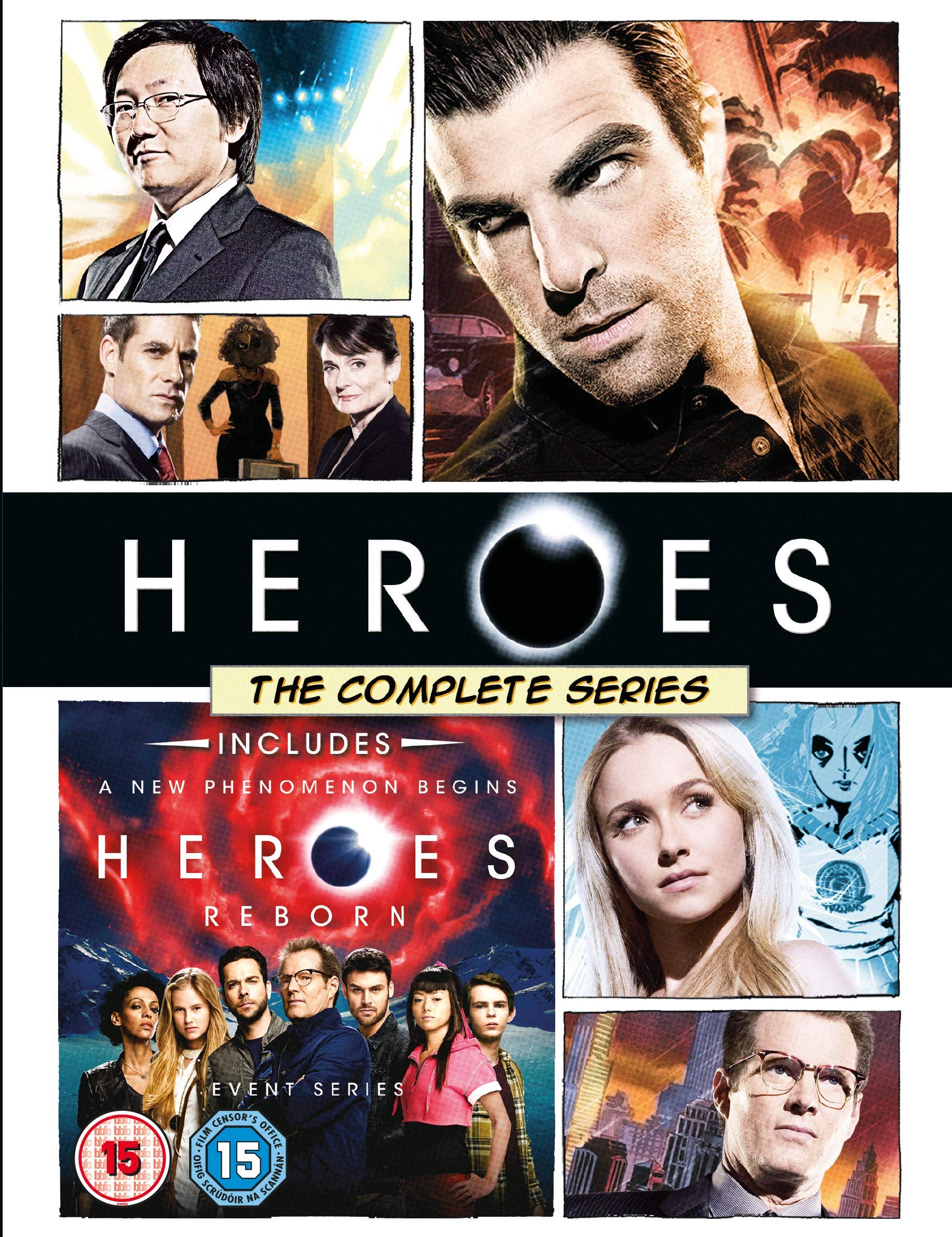 Heroes: The Complete Series (inc. Heroes Reborn) Blu-Ray