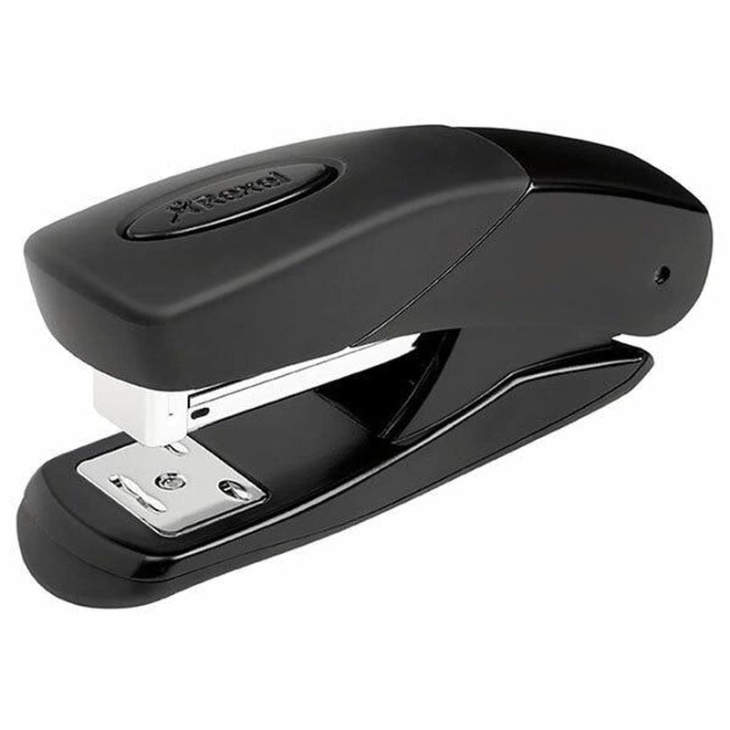Rexel Choices Matador Half Strip Stapler, 25 Sheet Capacity, Uses 24/6 and 26/6 Staples, Metal Body, Black, 2100000