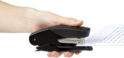 Rexel Choices Matador Half Strip Stapler, 25 Sheet Capacity, Uses 24/6 and 26/6 Staples, Metal Body, Black, 2100000