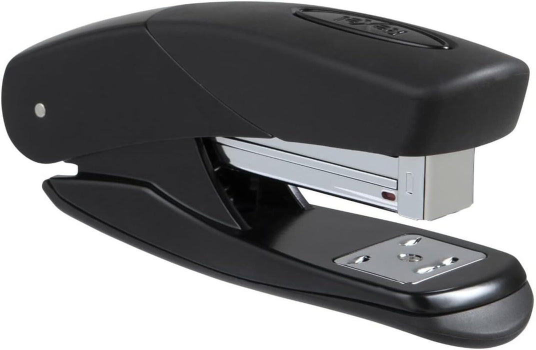 Rexel Choices Matador Half Strip Stapler, 25 Sheet Capacity, Uses 24/6 and 26/6 Staples, Metal Body, Black, 2100000