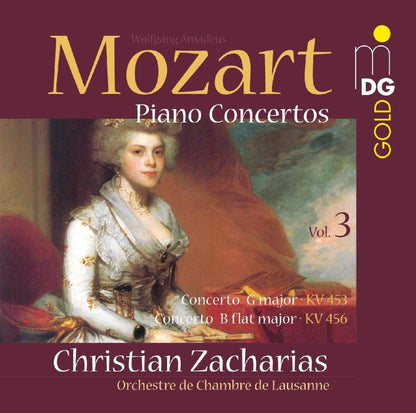 Piano Concertos Vol. 3 (Kv453 & Kv456) (Zacharias)