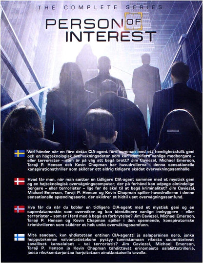 WARNER HOME VIDEO 0MA49K3W70X Person Of Interest - Seizoen 1-5 (Blu-Ray)