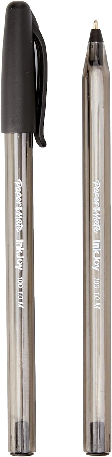 Paper Mate Inkjoy, 100 Ballpoint Pen, Assorted (Pack of 8),Black