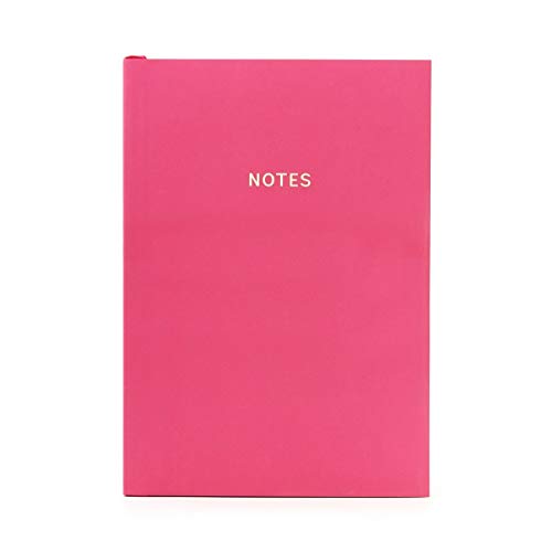 Colourblock A5 Notebook Cerise Pink