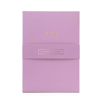 Colourblock A5 Notebook Mulberry