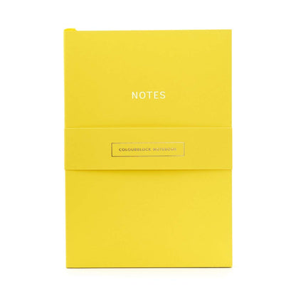 Colourblock A5 Notebook Saffron