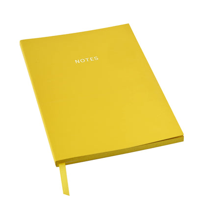 Colourblock A5 Notebook Saffron